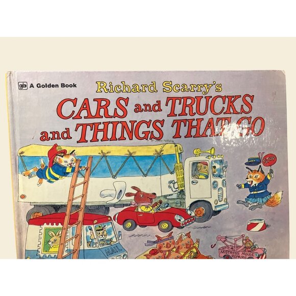 Richard Scarry's Cars and Trucks and Things That Go - Picture 2 of 13